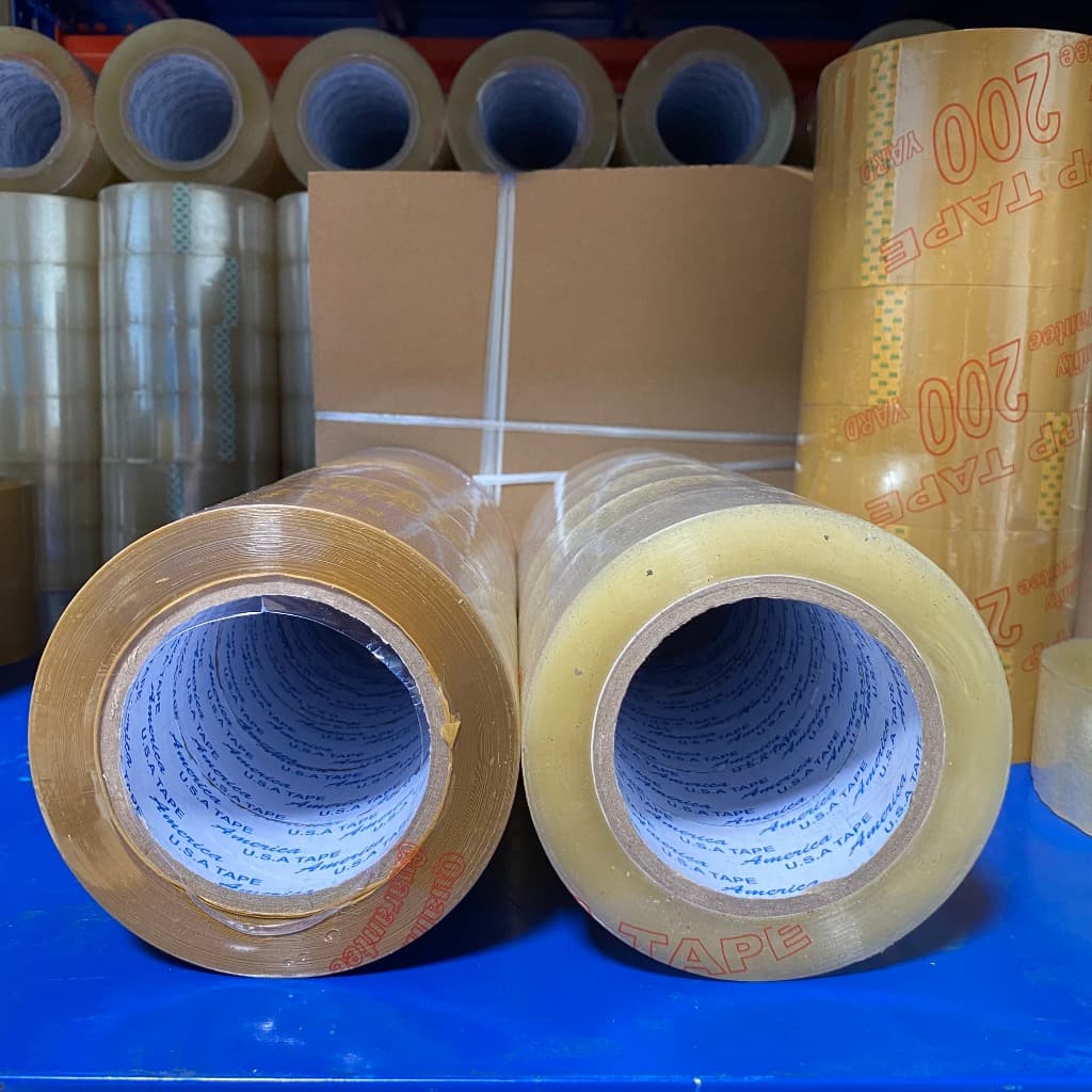 Băng Keo Đục 5Cm 200 Yard (Cây 1.8Kg/6 Cuộn) — Bao Bì Thành Phát